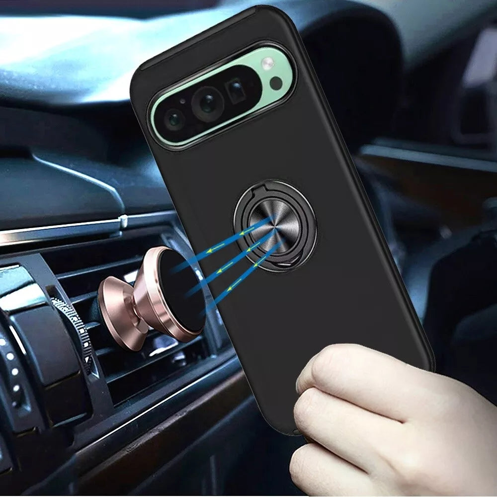 Coque hybride magnétique invisible pour Google Pixel 9 / Pixel 9 Pro Coque hybride magnétique invisible pour Google Pixel 9 / Pixel 9 Pro